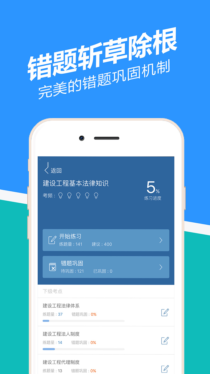 二建练题狗APP截图