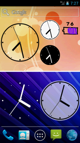 Simple Analog Clock WidgetAPP截图