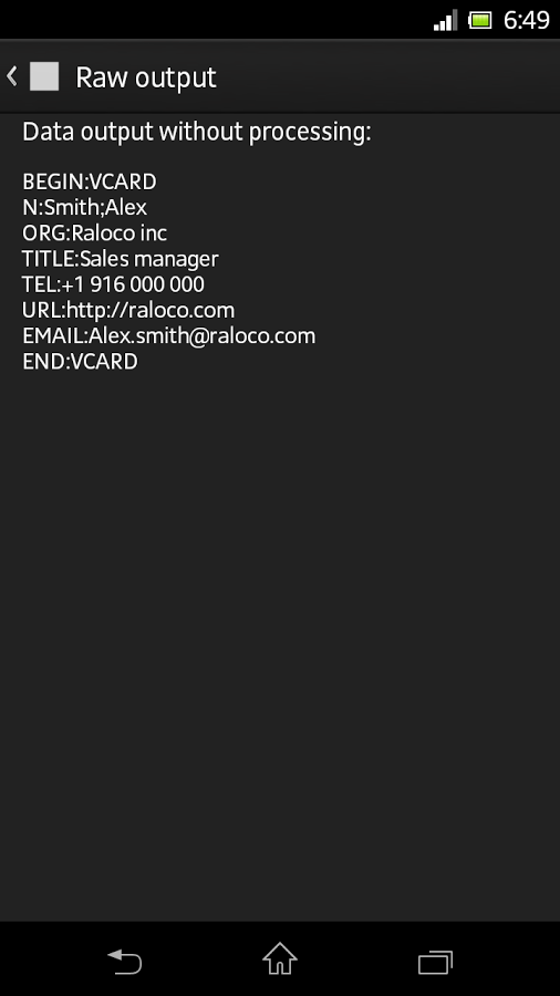 Raloco QR Scan