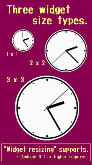 Simple Analog Clock WidgetAPP截图