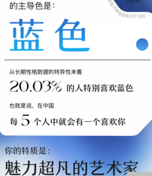 网易云性格主导色结果有哪些颜色？网易云性格主导色颜色答案大全