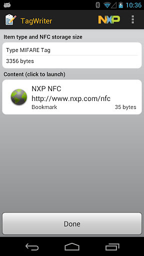 NFC TagWriter by NXP