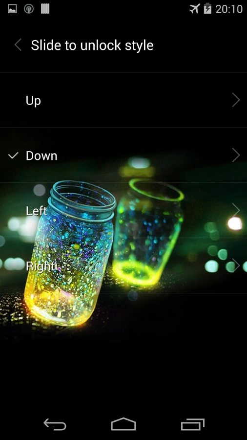 Fireflies lockscreen