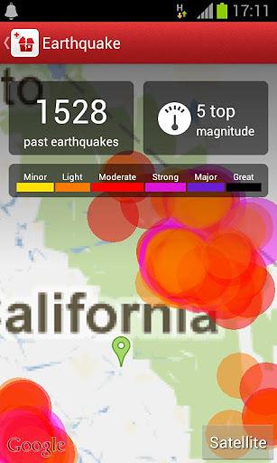 EarthquakeAPP截图