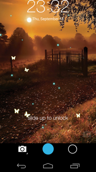 Butterfly locksreen