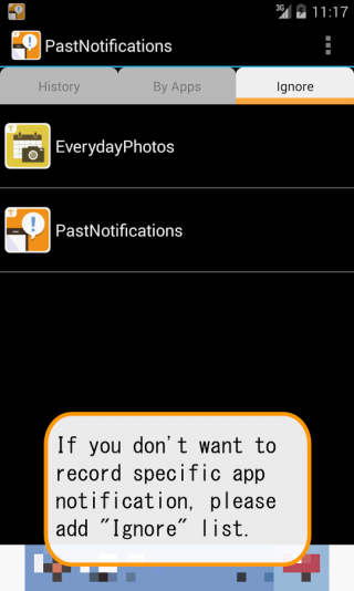 Past Notifications