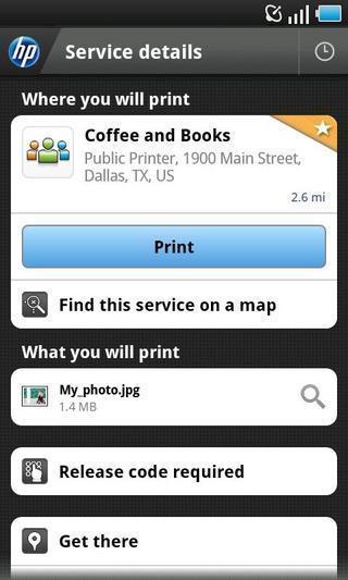 HP ePrint service