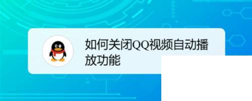 QQ视频自动播放功能如何关闭