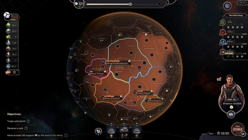 Terraformers: First Steps on Mars