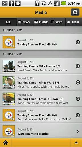 Pittsburgh Steelers安卓版v4.0.0APP截图