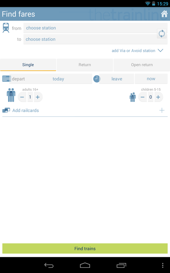 Trainline app安卓版下载