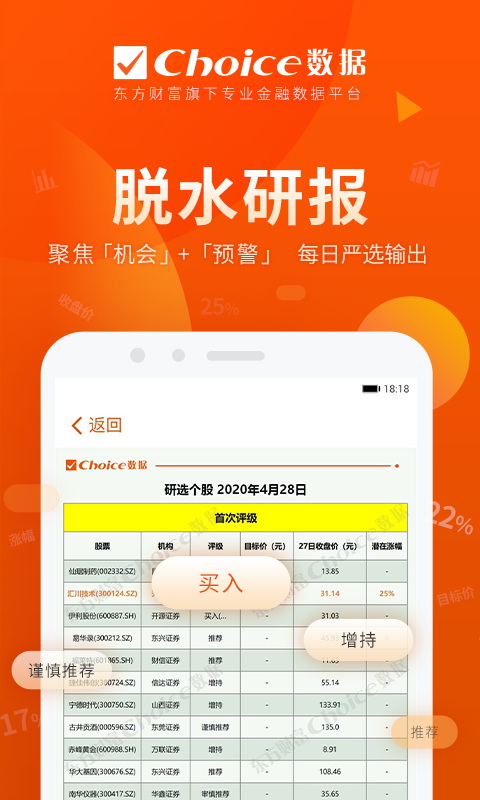 Choice数据app安卓版下载APP截图