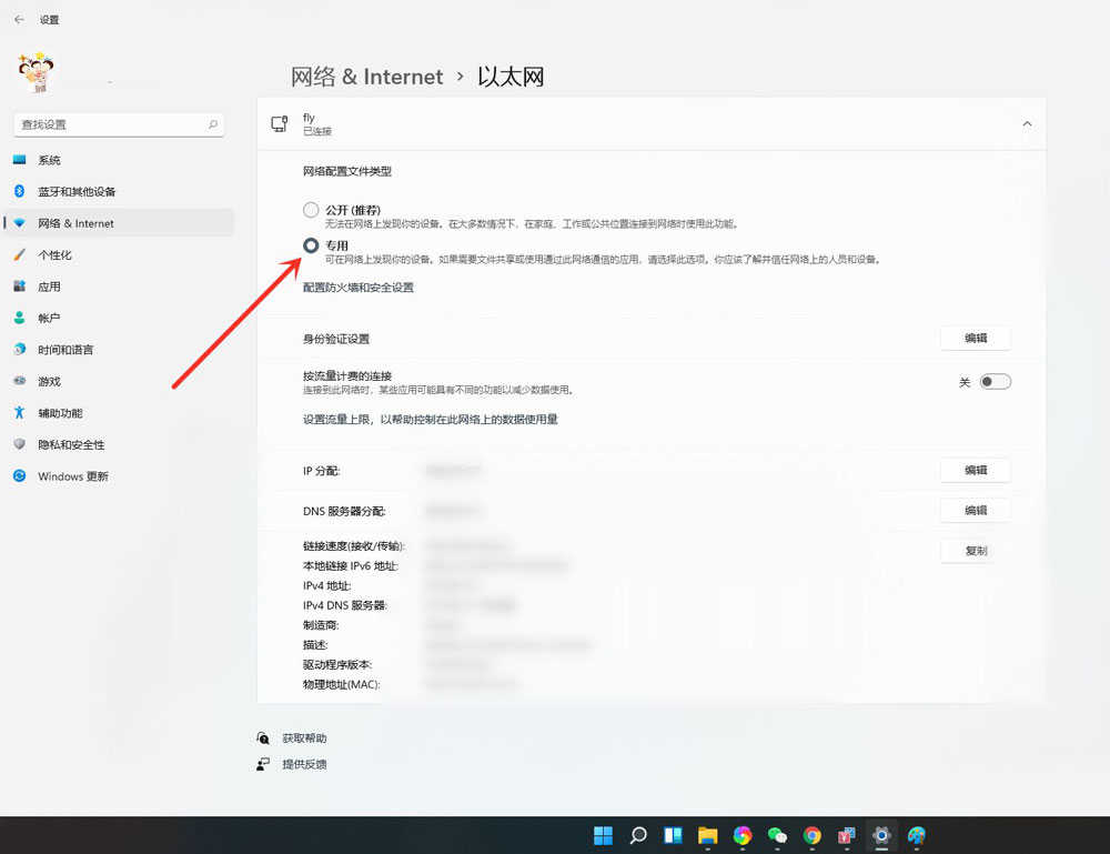 win11公用网络怎么换成专用-网络怎么切换属性