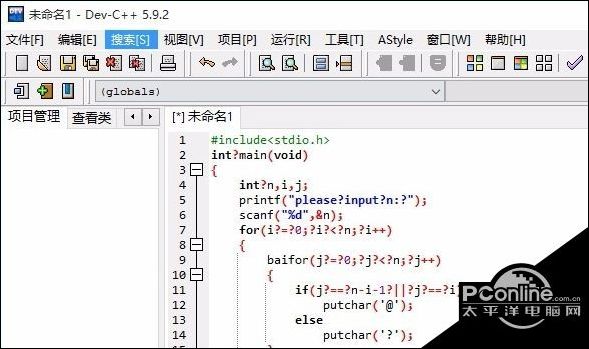 用户在使用devc++进行大项目编程的时候，就需要去通过