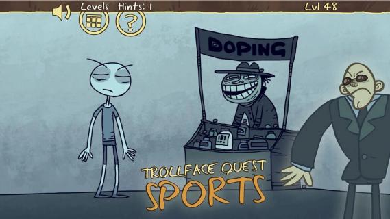 Troll Face Quest Sports Puzzle