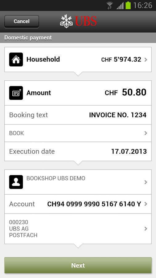 UBS Mobile Banking