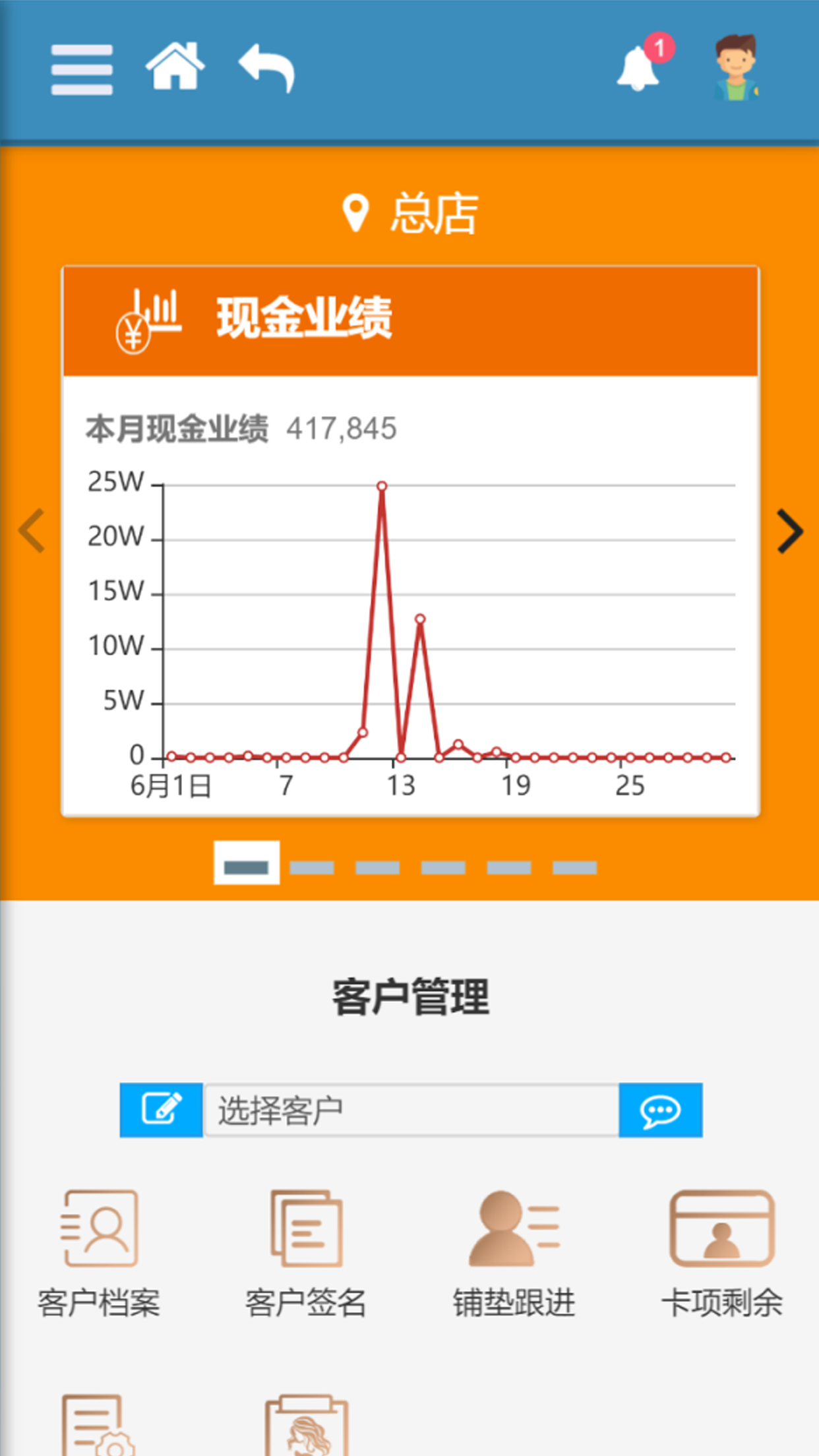 尔美科技app(美容院信息管理系统)APP截图