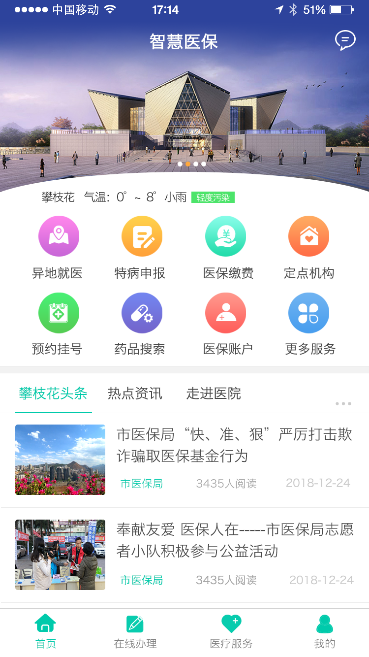 攀枝花智慧医保app