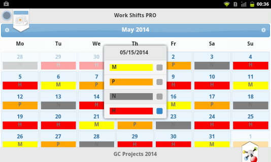 Work Shifts LITEAPP截图