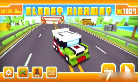 Blocky Highway Traffic Racing