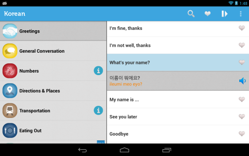 Learn Korean Phrasebook