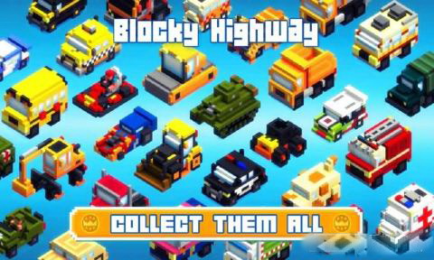 Blocky Highway Traffic Racing