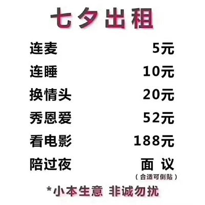 2021七夕出租的表情包