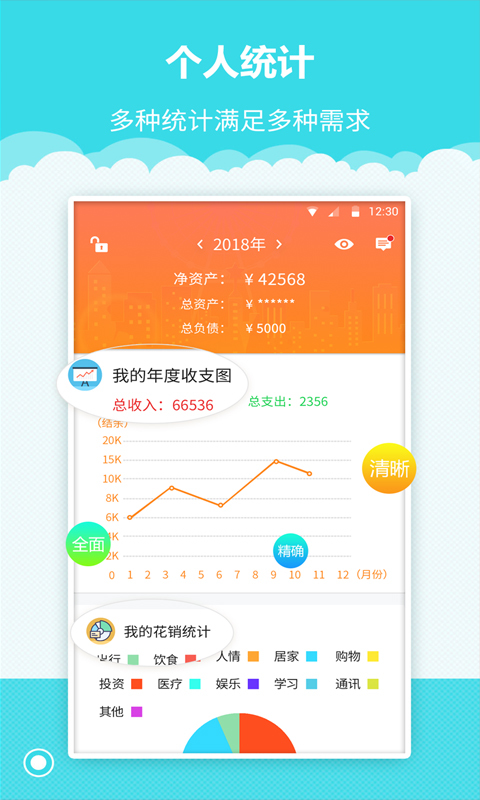 树懒记账管家APP截图