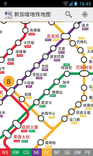 Explore Singapore MRT mapAPP截图