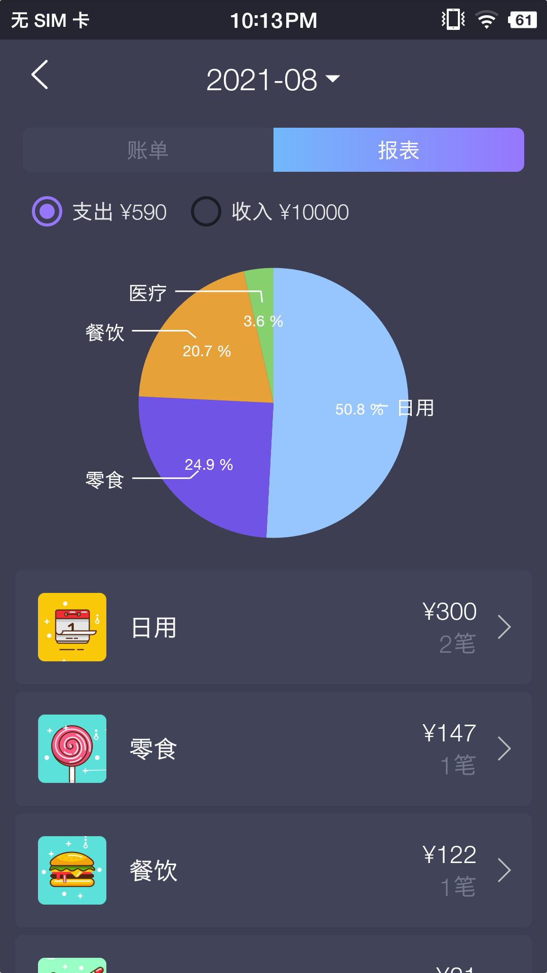 拾光记账本APP截图