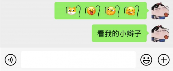 emoji有两根头发表情