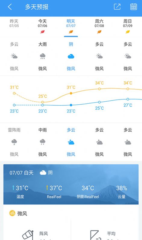 假期全国天气地图最新版