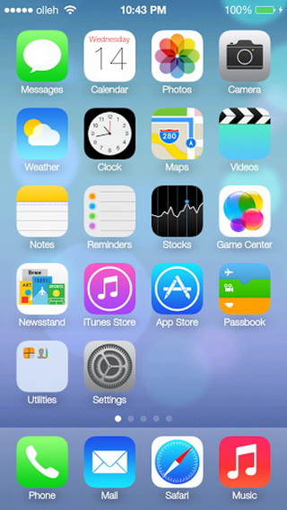 iOS7风格通知栏