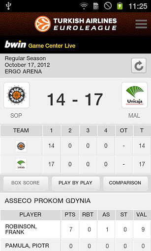 Euroleague MobileAPP截图