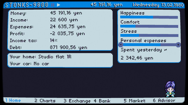 STONKS-9800: Stock Market Simulator 中文版