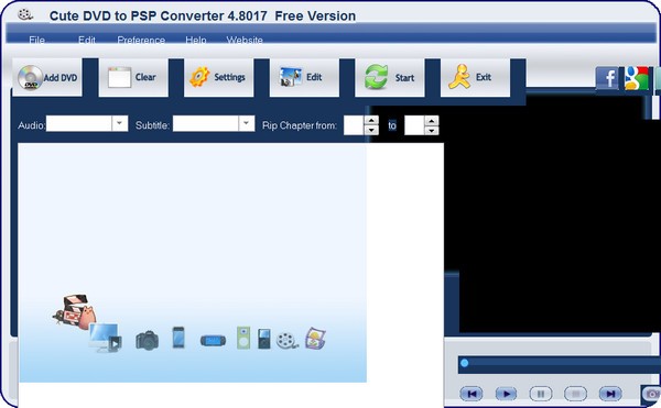 Cute DVD to PSP Converter免费版截图1