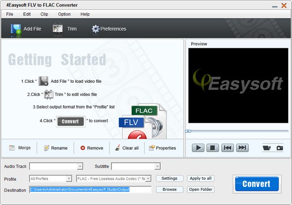 4Easysoft FLV to FLAC Converter