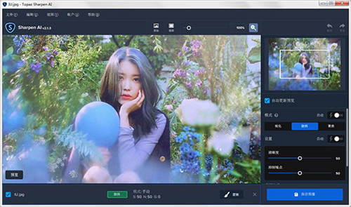 Topaz Sharpen AI2.2.7中文汉化版功能介绍