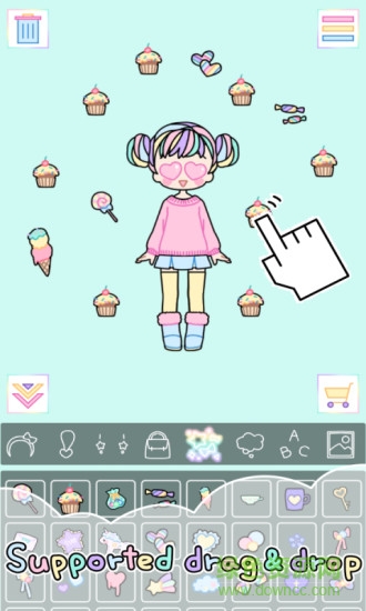 粉彩女孩汉化版全服装解锁(pastel girl)