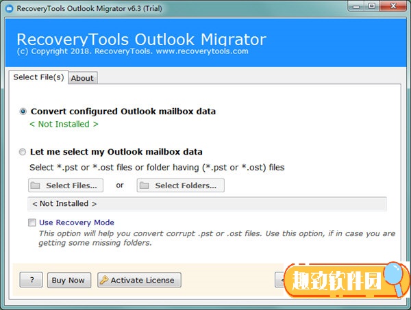 RecoveryTools Outlook Migrator下载截图1