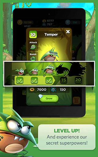 呆萌小怪物无限钻石金币版(best fiends)APP截图