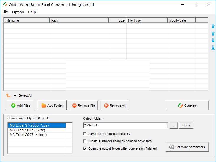 Okdo Word Rtf To Excel Converter