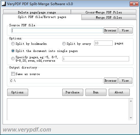 VeryPDF PDF Split Merge下载截图1