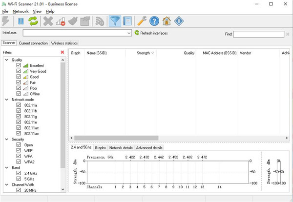 LizardSystems Wi-Fi Scanner