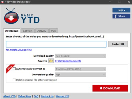 YTD Video Downloader Pro特色