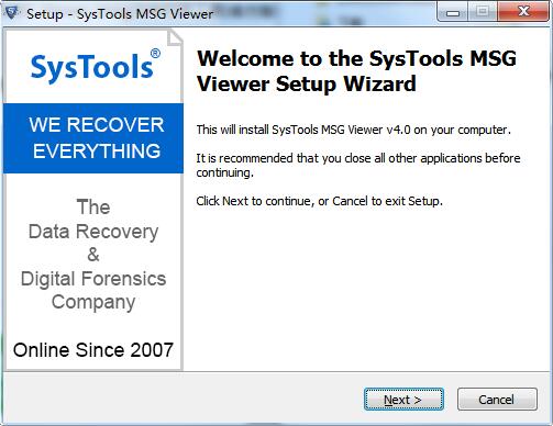 SysTools MSG Viewer下载截图1