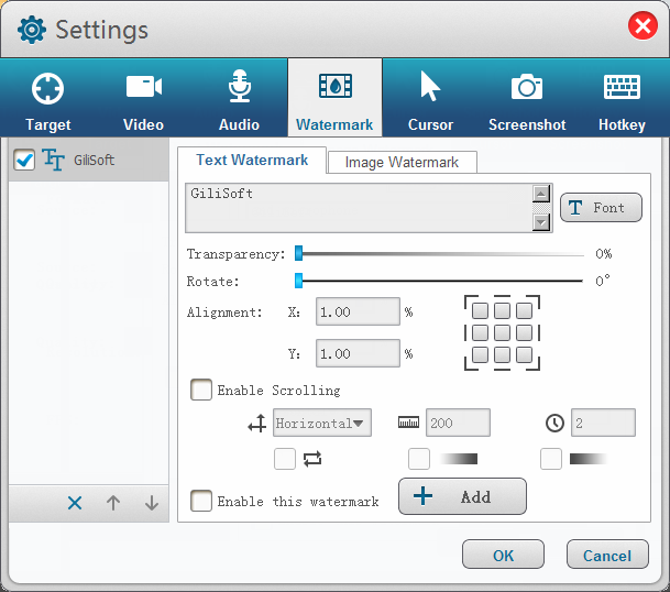 Gilisoft Screen Recorder特色