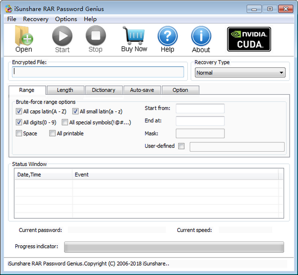 iSunshare RAR Password Geniu