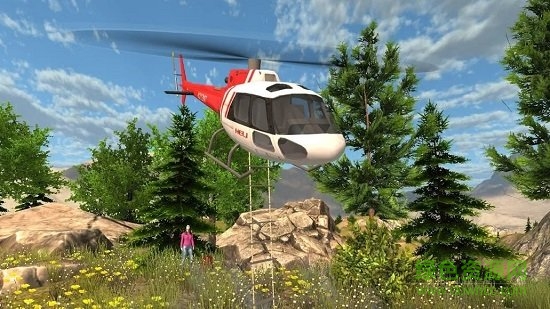 直升飞机拯救模拟器内购破解版(helicopter rescue simulator)APP截图