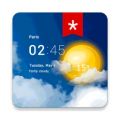 Transparent clock weatherAPP图标